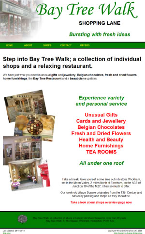 Bay Tree Walk shopping lane, Wickham