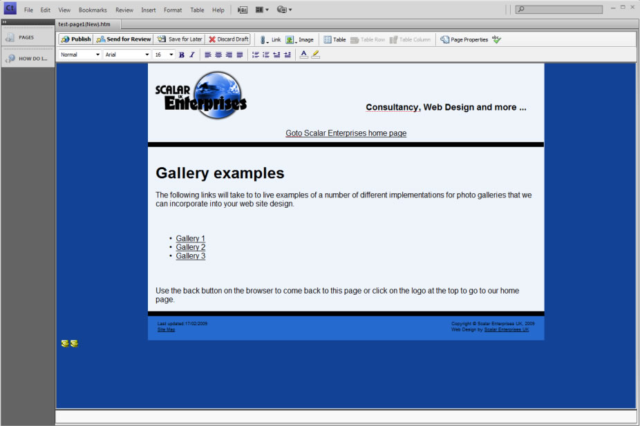 creating a new page in contribute step4