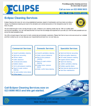 Eclipse cleaning services - Southampton