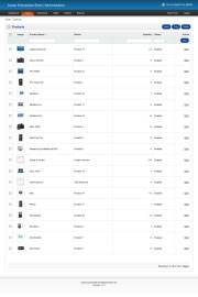 Scalar demo store products page