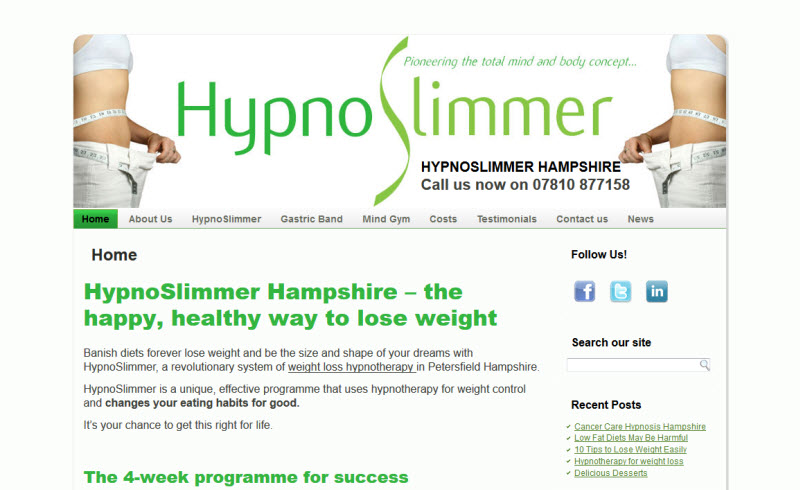 Hypnoslimmer Hampshire