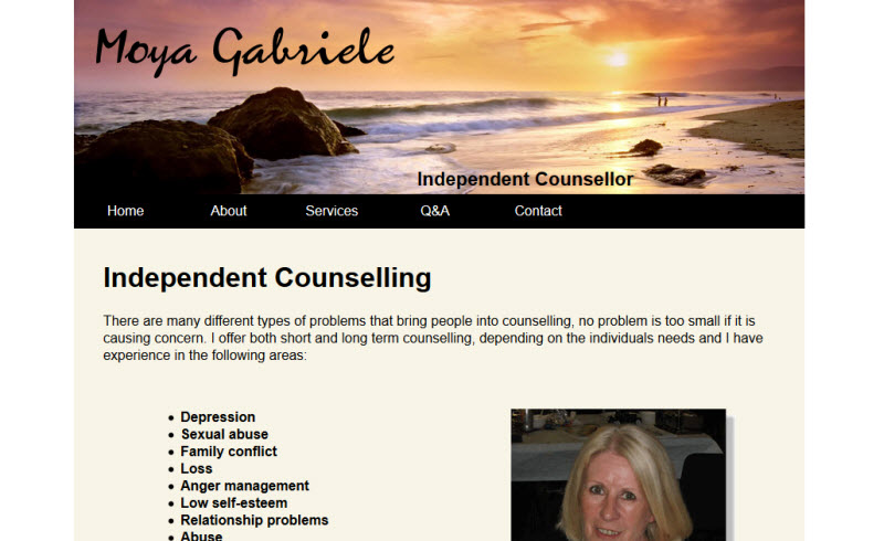 Moya Gabriele - Independant Counsellor